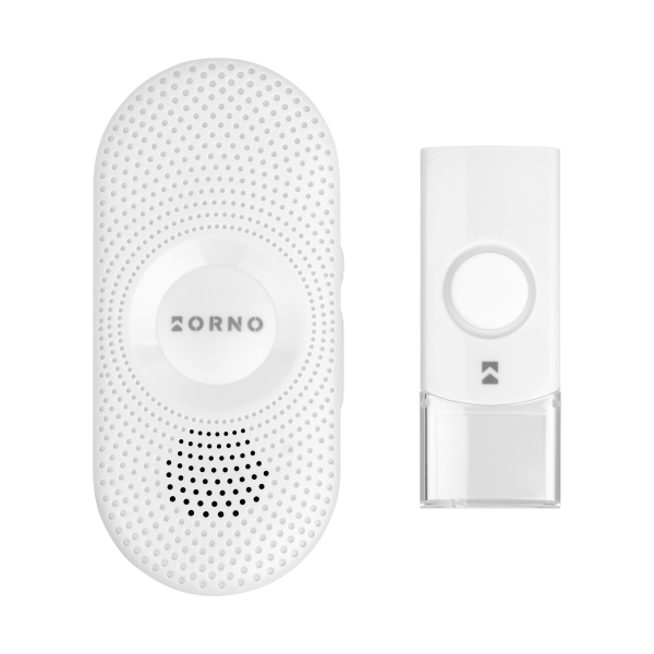 LONGA AC wireless mains-powered doorbell with learning system, 36 sounds, 300m LONGA AC wireless mains-powered doorbell with learning system, 36 sounds, 300m